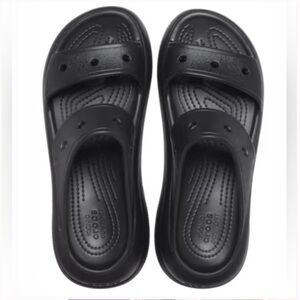 NEW Crocs Black Slide Sandals size M6, W8